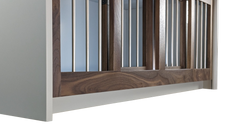 In Stock Demo Deal, Double, Medium, Modern Dog Crate Furniture, The Cascade Collection,