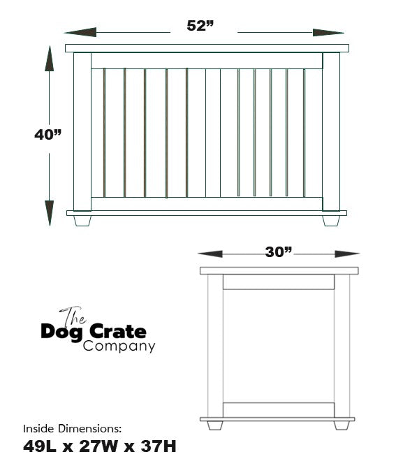 SHELBY COLLECTION, XXL Dog Crate IN STOCK Kennel with Sliding Door for dogs 90+ lbs