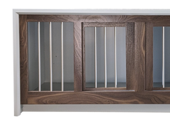 In Stock Demo Deal, Double, Medium, Modern Dog Crate Furniture, The Cascade Collection,