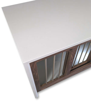 In Stock Demo Deal, Double, Medium, Modern Dog Crate Furniture, The Cascade Collection,