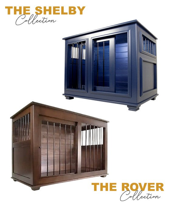 SHELBY COLLECTION, XXL Dog Crate IN STOCK Kennel with Sliding Door for dogs 90+ lbs
