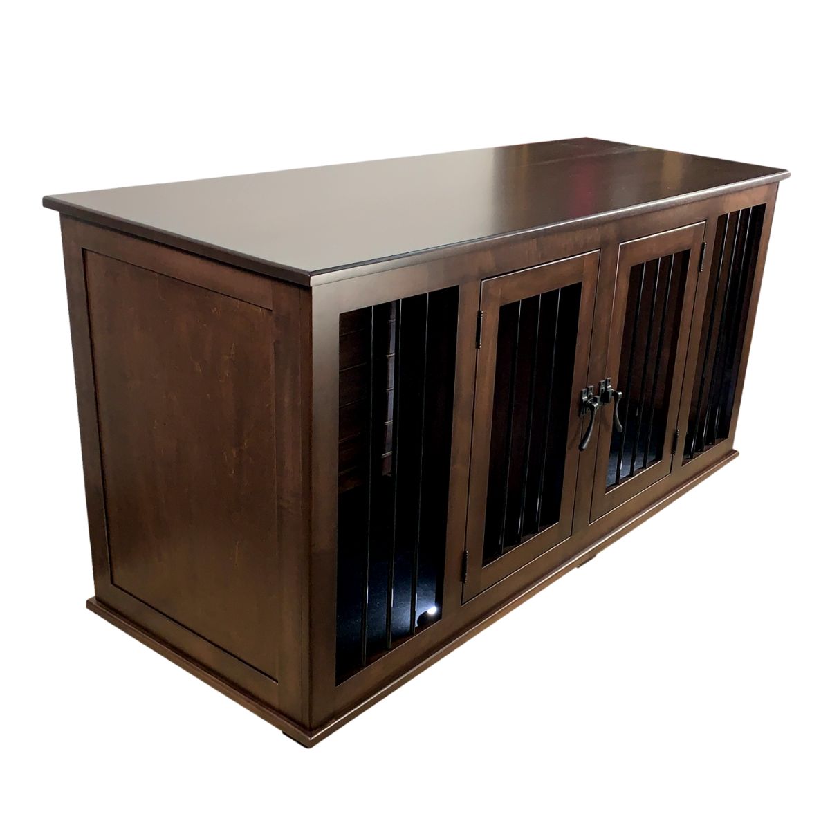 The Rover Collection, Large, Double Dog Crate as Furniture & Kenne, Dog Size: 25-60 lbs