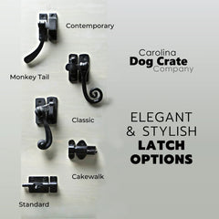 The Rover Collection, Large, Double Dog Crate as Furniture & Kenne, Dog Size: 25-60 lbs