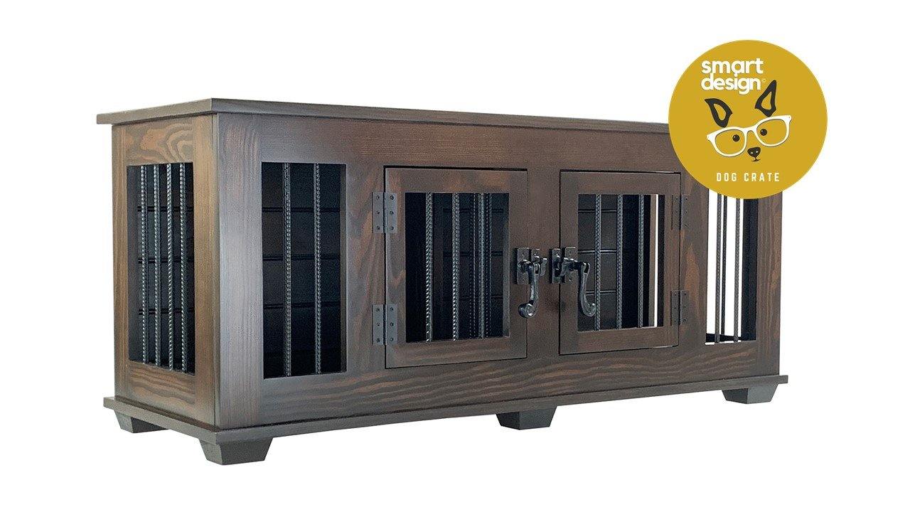 Double Small Doggie Crate - Up to approximately 15 lbs. - The Dog Crate Co.