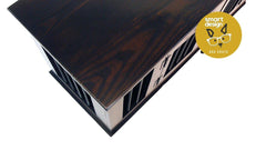 Medium Double Doggie Crate Furniture & Kennel - up to 25 lbs - Carolina Dog Crate Co.