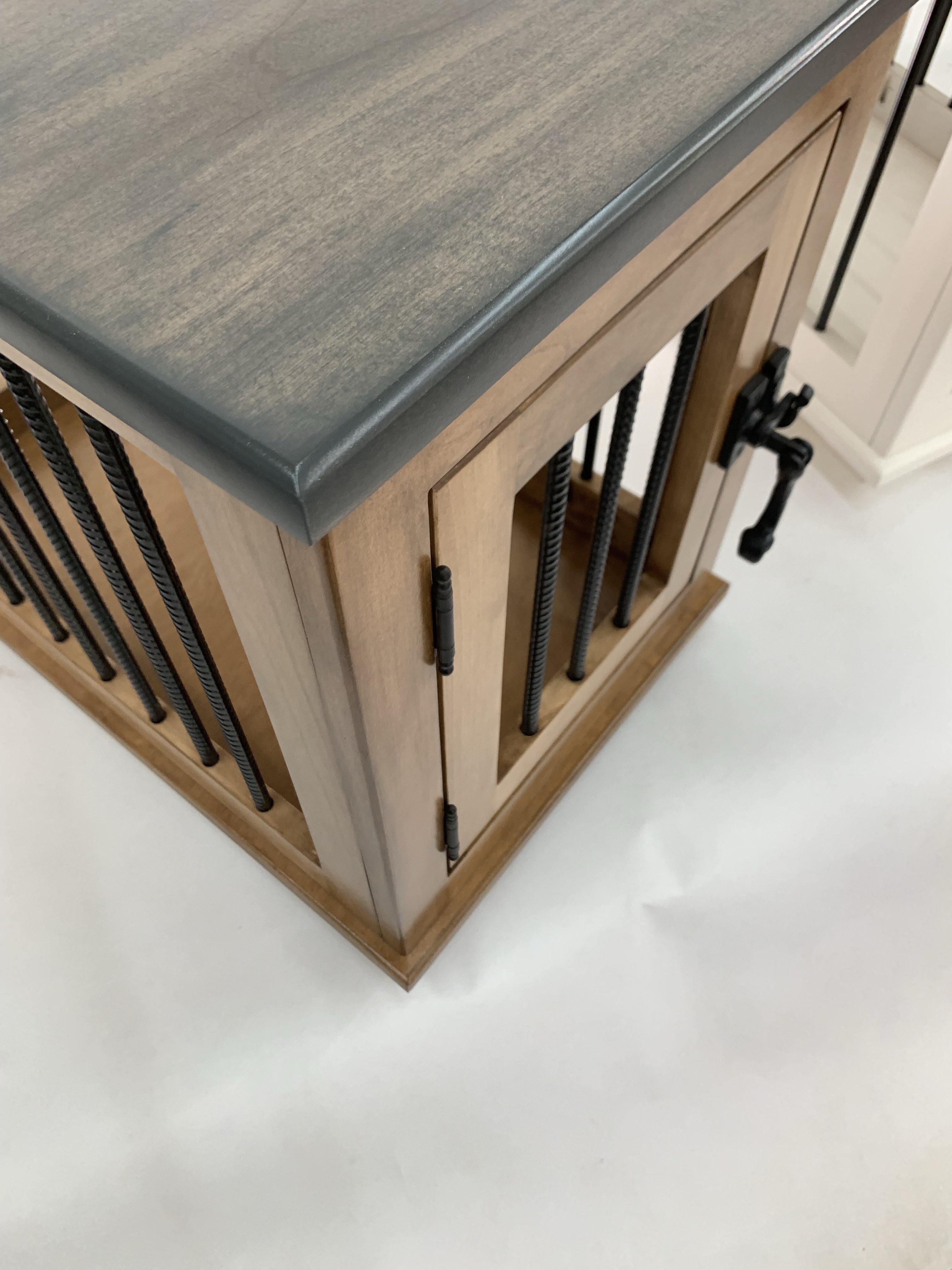 Small Dog Crate Kennel Furniture End Table for dogs up to 15 lbs. - Carolina Dog Crate Co.
