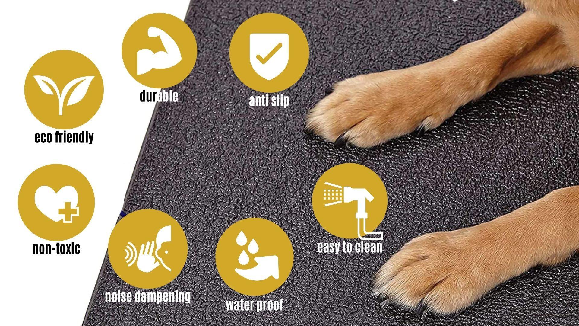  Pet Friendly Floor Protectors Mat, Anti-Skid