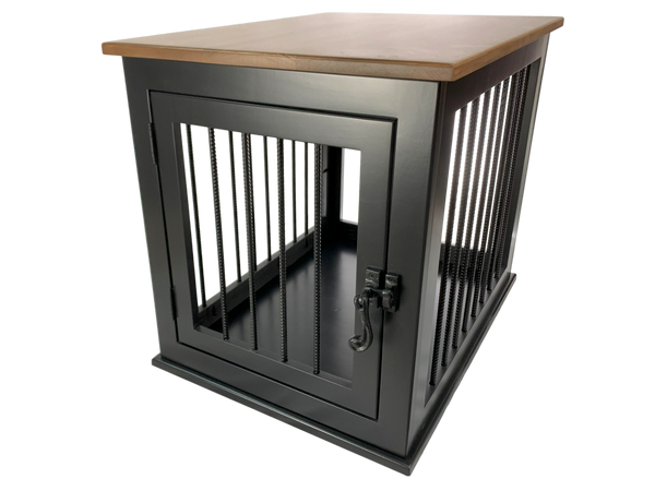 The Rover Collection, Medium Dog Crate Kennel End Table for dogs up to 25 lbs.