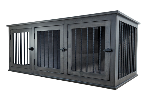 TRIPLE Dog Crate, INTERMEDIATE, The Rover Collection, for dogs approx. 25-60 lbs.