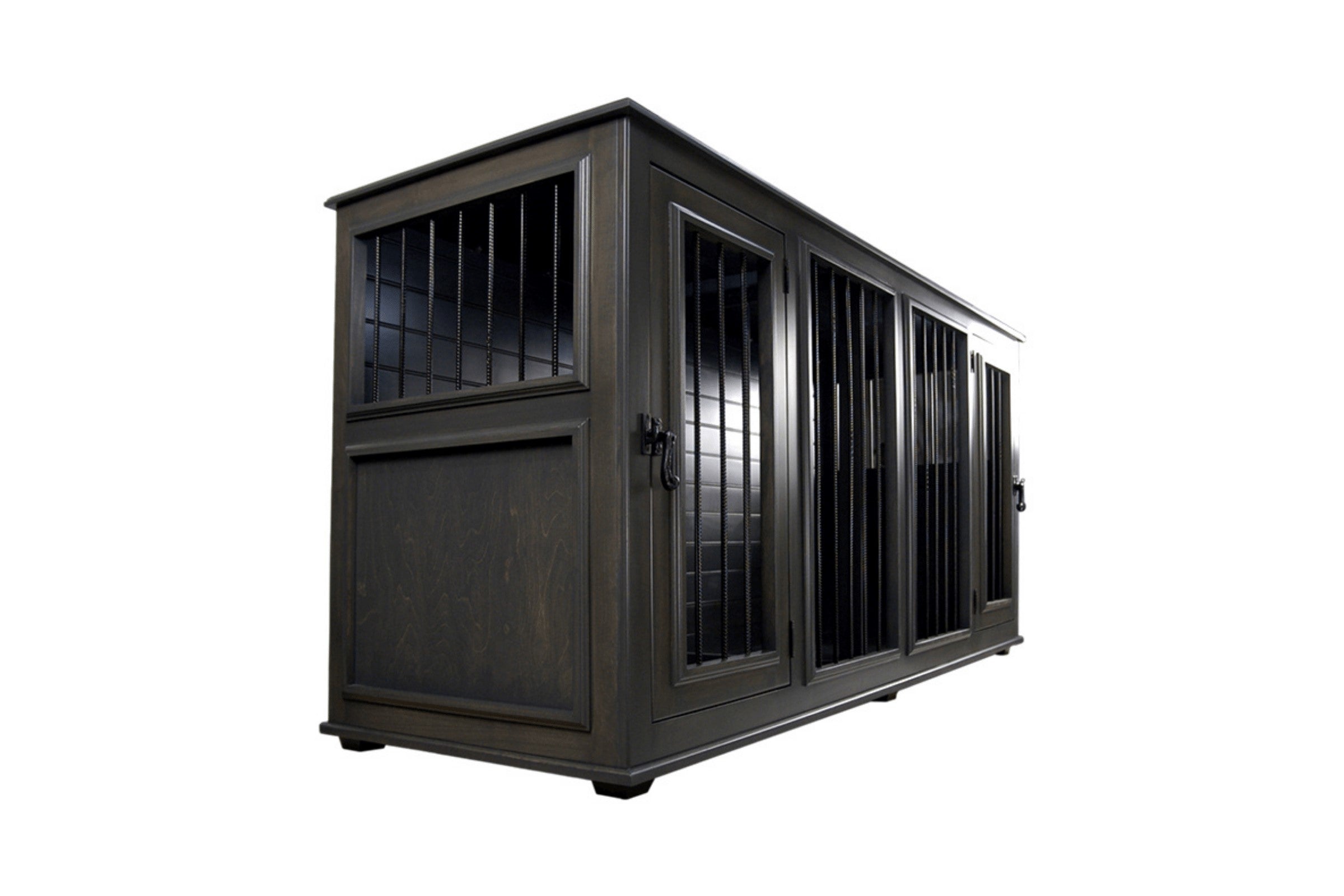 The Shelby Collection, Double XXL Custom Luxury Kennel Furniture, for Caico & Ellie