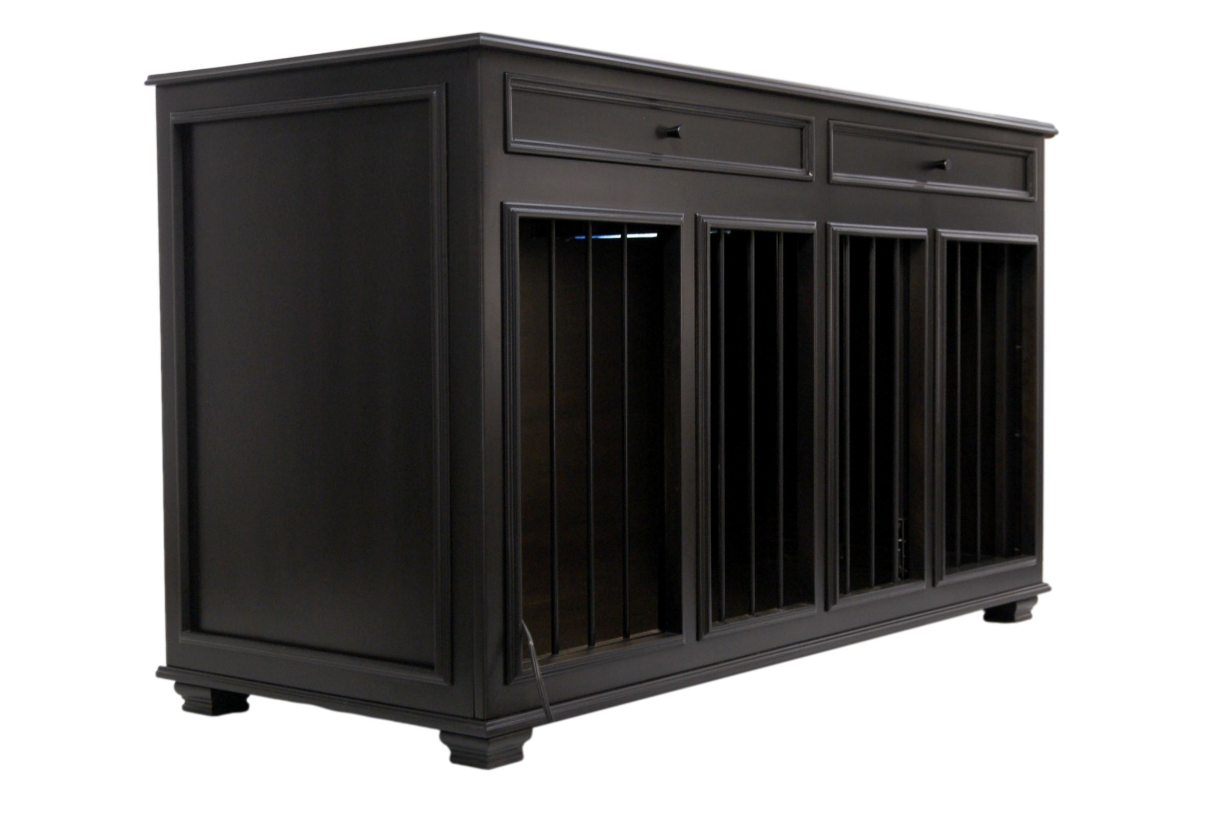 The Shelby Collection, Double XXL Custom Luxury Kennel Furniture, for Caico & Ellie
