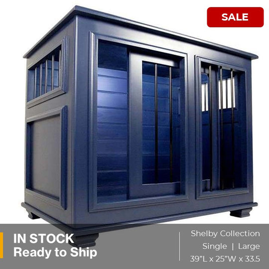 IN STOCK - Ready to Ship - Shelby Collection, Stunning Gorgeous, Large Dog Crate, Solid Maple, In Stock