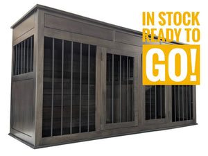 IN STOCK-The Rover Collection, Double XL Dog Crate Kennel with Drawers, for Dogs 60 to 80 lbs
