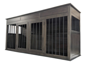IN STOCK-The Rover Collection, Double XL Dog Crate Kennel with Drawers, for Dogs 60 to 80 lbs
