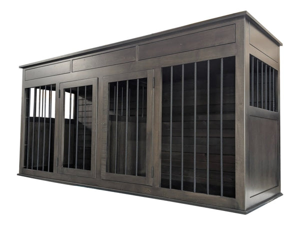 Double XL Dog Crate Kennel with Drawers, for Dogs 60 to 80 lbs