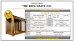 Custom Design #D-652, XXL Large Dog Crate Kennel, 54x37x45, Color: Fawn