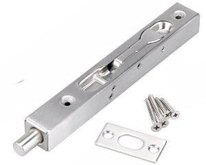 Latch, Sliding Door, Black, 6"