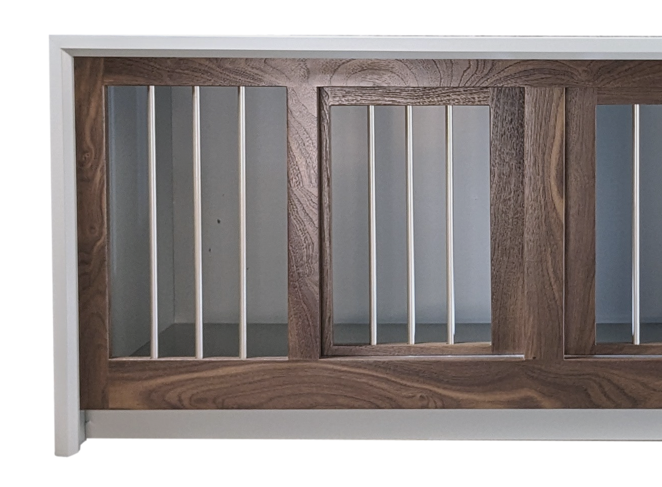 In Stock Demo Deal, Double, Medium, Modern Dog Crate Furniture, The Cascade Collection,