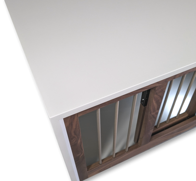 Double, Modern Dog Crate Furniture, The Cascade Collection, Sizes S-XXL