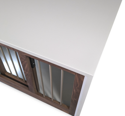 In Stock Demo Deal, Double, Medium, Modern Dog Crate Furniture, The Cascade Collection,