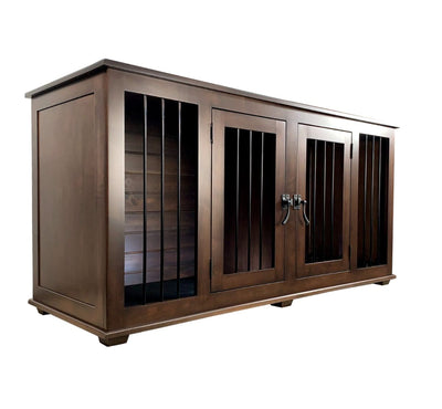 The Rover Collection, Large, Double Dog Crate as Furniture & Kenne, Dog Size: 25-60 lbs