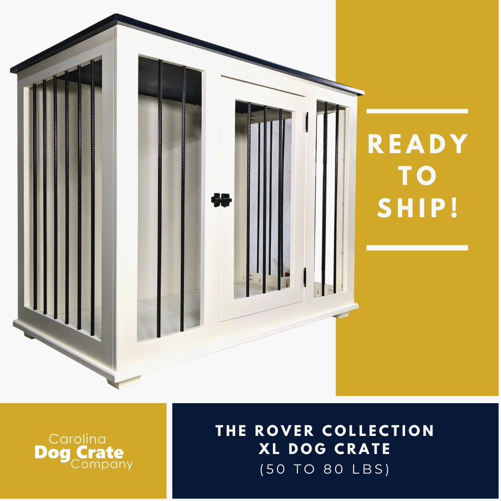 IN STOCK-XL Dog Crate Kennel Furniture for Dogs 60-85 lbs