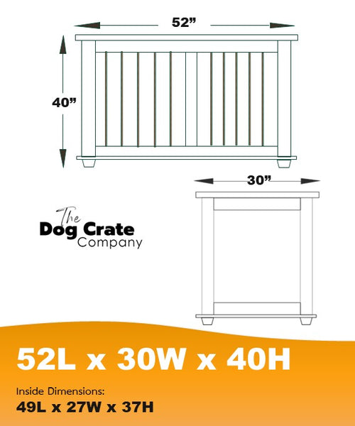 SHELBY COLLECTION, XXL Dog Crate IN STOCK Kennel with Sliding Door for dogs 90+ lbs