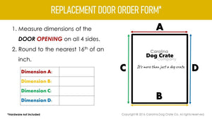 Custom Kennel Door - Carolina Dog Crate Co.