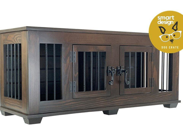 The Rover Collection, Double Small Doggie Crate - Up to approximately 15 lbs.