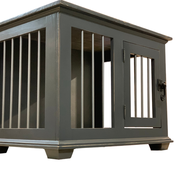 In-Stock Custom Medium Dog Crate Kennel End Table