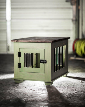 In-Stock Small Dog Crate Kennel End Table
